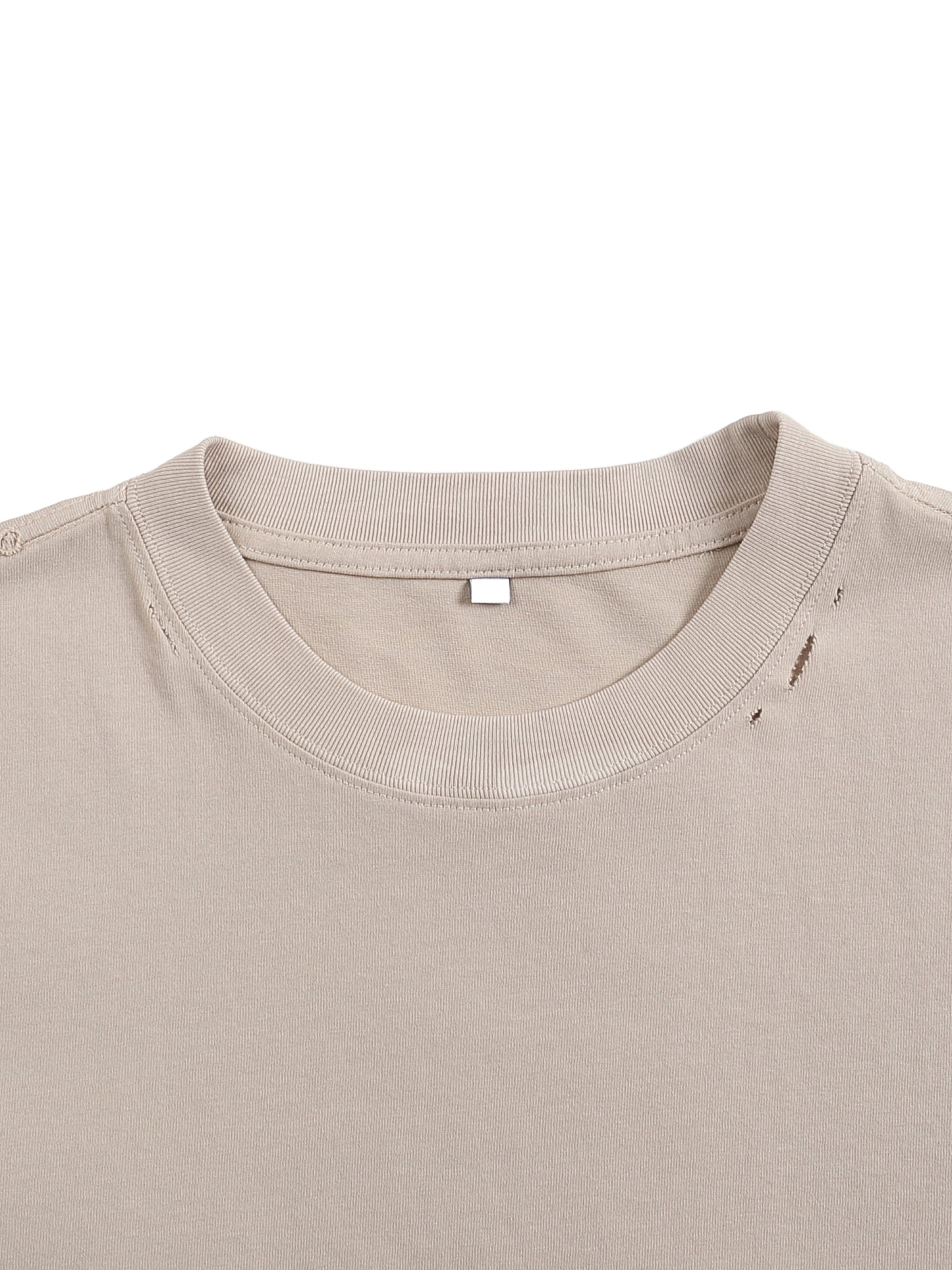archive 1 - Where Are You? Cropped Distressed Tee